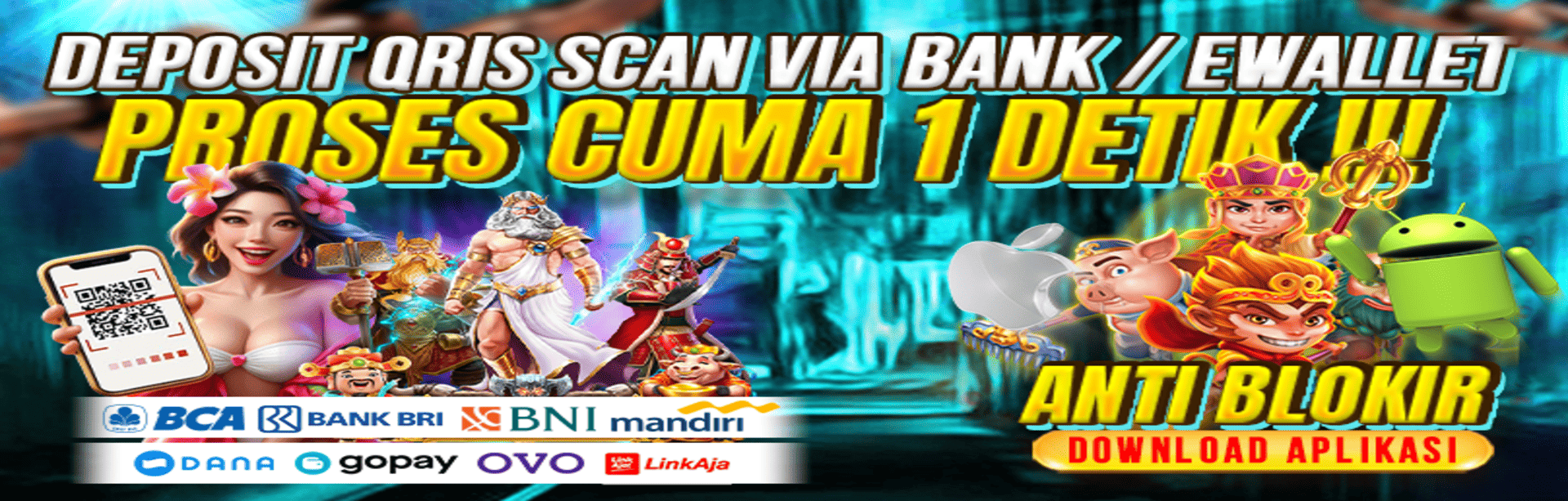 DEPOSIT QRIS SCAN VIA BANK / EWALLET